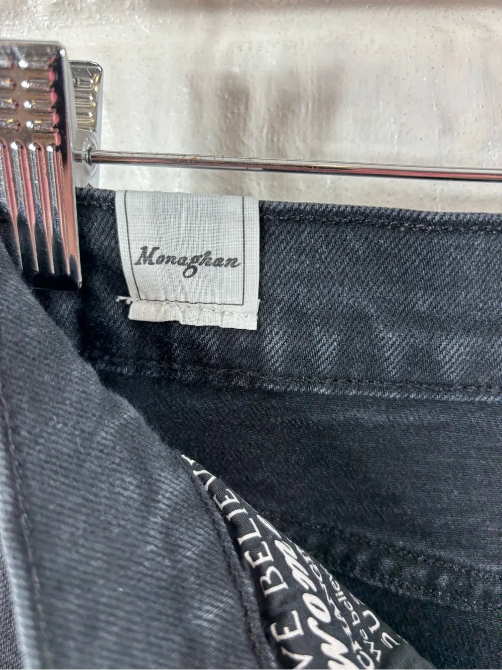 Frank & Eileen Monaghan 1995 Wash Italian Vintage Denim Jeans 28 Black - Picture 5 of 6